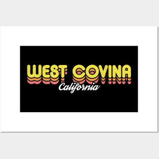 Retro West Covina California Posters and Art
